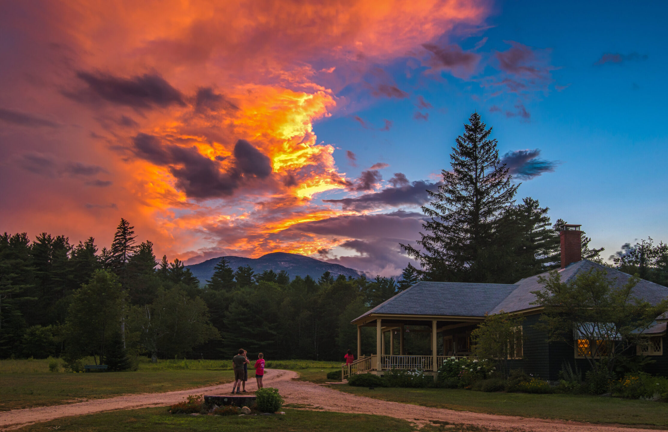 July 27, 2017. AMC Cold River Camp, White Mountain National Forest, New Hampshire-- Photo by Pete Norton.