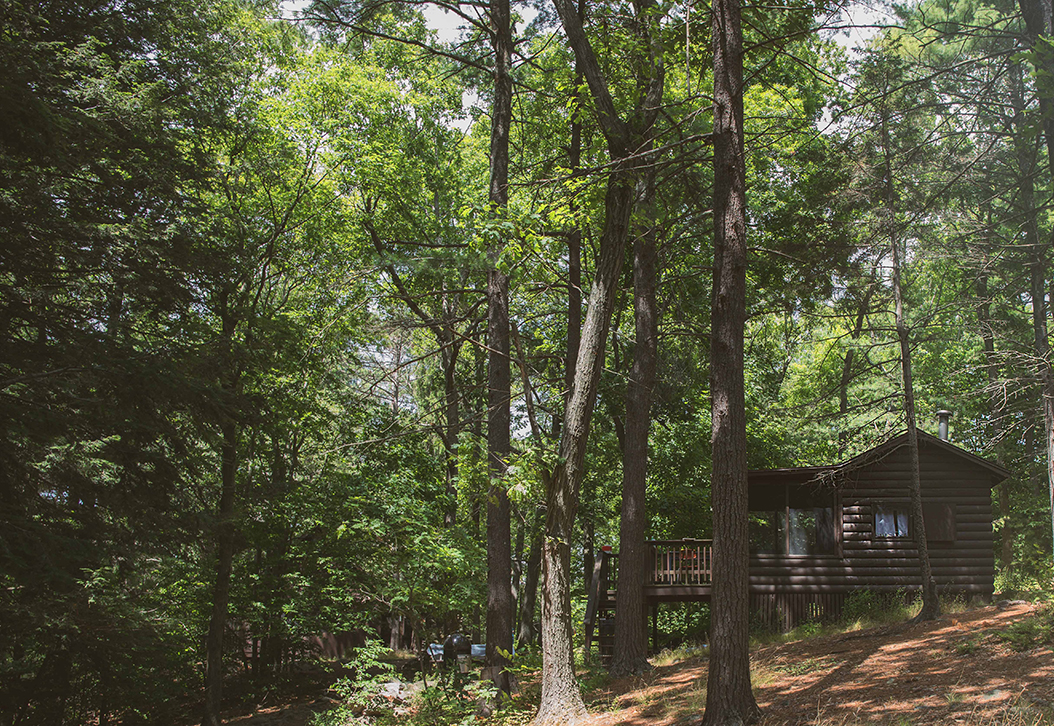 View of Ponkapoag Camp, MA