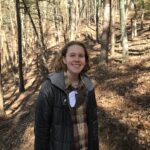 Miriam ritchie hiking in woods