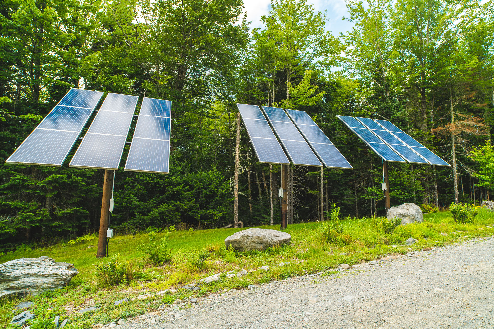 Maine solar panels